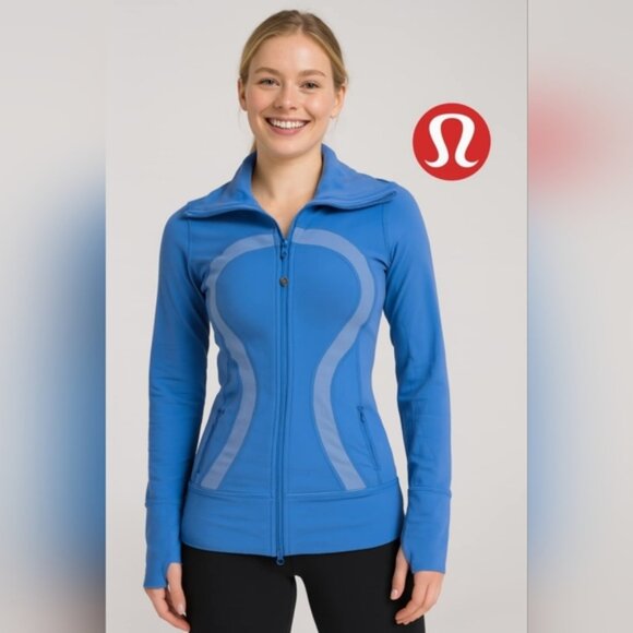 lululemon athletica Define Blue Athletic Yoga Jacket Workout Size 4 - Picture 1 of 14